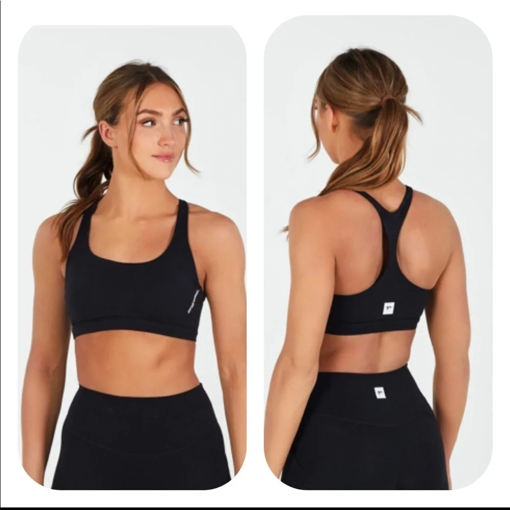 Physiq Apparel Lux Sports Bra Black